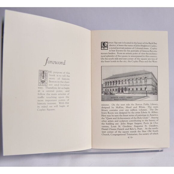 Olde Boston Towne George F Pearson 1930 Book Booklet - Picture 6 of 6